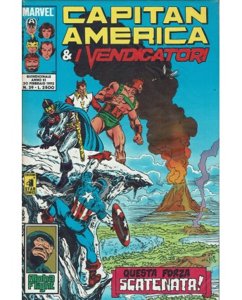 Capitan America e i Vendicatori n.39 questa forza scatenata ed. Star Comics  