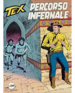 Tex 384 Prima Edizione percorso infernale di Bonelli ed. Bonelli   