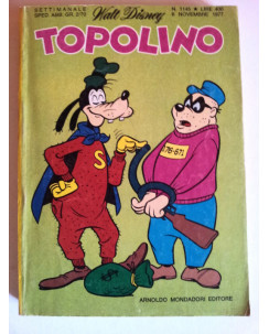 Topolino n.1145 * B * 6 nov 77 * Cedolino Popoli Terra * Walt Disney/Mondadori