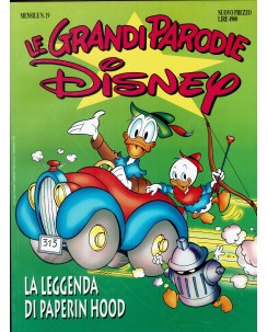 Le Grandi Parodie Disney n.19 leggenda Paperin Hood ed. Walt Disney FU45