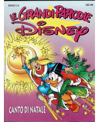 Le Grandi Parodie Disney n.18 canto di Natale ed. Walt Disney FU45