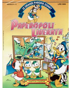 Le Grandi Parodie Disney n.15 Paperopoli liberata ed. Walt Disney FU45