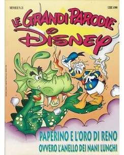 Le Grandi Parodie Disney n.21 Paperino e oro di Reno ed. Walt Disney FU45
