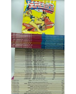 All american comics 1/51 serie COMPLETA di Chaykin e Adams ed. Comic Art FU46