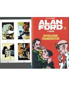 Alan Ford a colori  3 Frankenstein di Bunker con FIGURINE ed. Gazzetta BO01