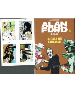 Alan Ford a colori  4 casa fantasmi di Bunker con FIGURINE ed. Gazzetta BO01