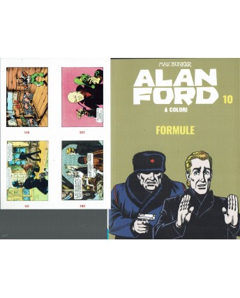 Alan Ford a colori 10 formule di Bunker con FIGURINE ed. Gazzetta BO01