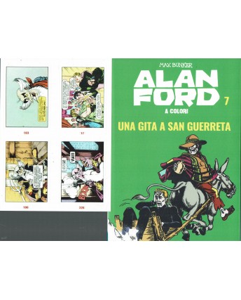 Alan Ford a colori  7 gita S. Guerreta di Bunker con FIGURINE ed. Gazzetta BO01