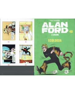 Alan Ford a colori 40 ecologia di Bunker con FIGURINE ed. Gazzetta BO01