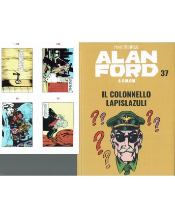 Alan Ford a colori 37 di Bunker con FIGURINE ed. Gazzetta BO01