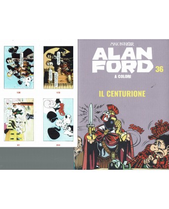 Alan Ford a colori 36 centurione di Bunker con FIGURINE ed. Gazzetta BO01