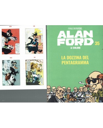 Alan Ford a colori 35 la dozzina di Bunker con FIGURINE ed. Gazzetta BO01