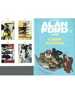 Alan Ford a colori 31 giorno Befana di Bunker con FIGURINE ed. Gazzetta BO01