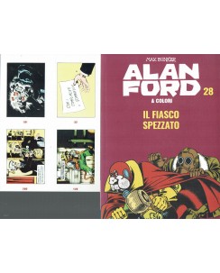 Alan Ford a colori 28 fiasco spezzato di Bunker con FIGURINE ed. Gazzetta BO01