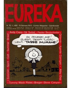 Eureka n. 70 1972 di Capp, Orland e Oop ed. Corno FU45