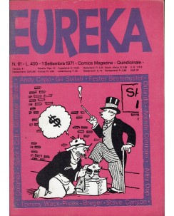 Eureka n. 61 1971 di Capp, Orlando e Oop ed. Corno FU45