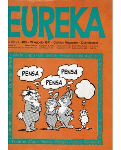 Eureka n. 60 1971 di Capp, Orlando e Oop ed. Corno FU45
