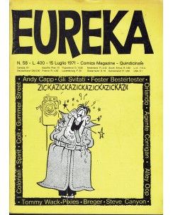 Eureka n. 58 1971 di Capp, Orlando e Oop ed. Corno FU45