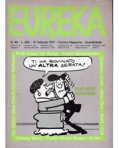 Eureka n. 49 1971 di Capp, Orlando e Oop ed. Corno FU45