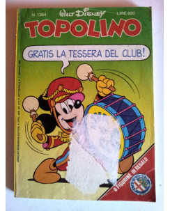 Topolino n.1364 * 17 gen 82 * con adesivi * Walt Disney - Mondadori