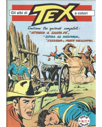 Albi di Tex a colori 11 di Bonelli ed. Mercury SU41