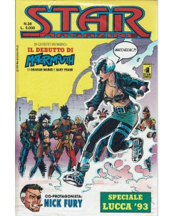 Star Magazine rivista eroi Marvel n. 38 Lucca '93 di Marks ed. Star Comics