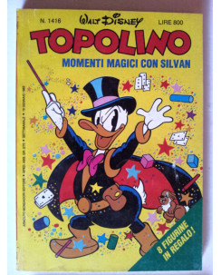 Topolino n.1416 * 18 gen 83 * con adesivi * Walt Disney - Mondadori