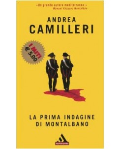 Andrea Camilleri : la prima indagine di Montalbano ed. Mondadori A19