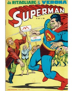 Albo Mondadori Superman n. 624 Jimmy diventa Hippie ed. Mondadori SU41
