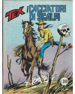 Tex 175 prima edizione i cacciatori di scalpi di Bonelli ed. Bonelli