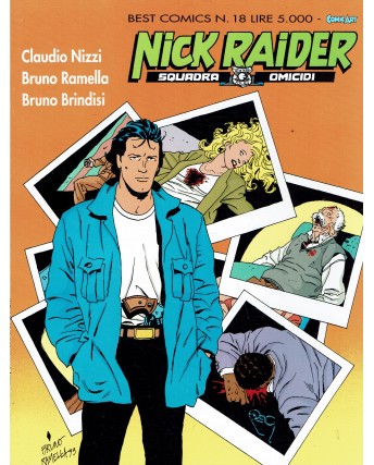 Best Comics n. 18 Nick Raider di Nizzi e Ramella ed. Comic Art FU10