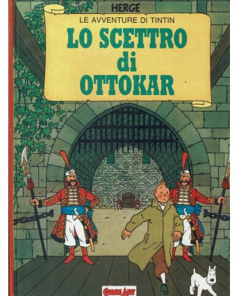Le avventure di Tintin lo scettro di Ottokar di Herge ed. Comic Art FU19