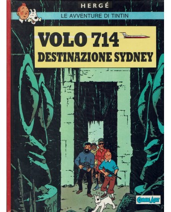 Le avventure di Tintin volo 714 destinazione Sydney di Herge ed. Comic Art FU19