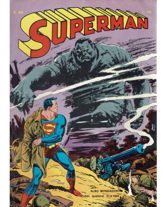 Albo Mondadori Superman n. 638 abbaglio di massa ed. Mondadori SU41