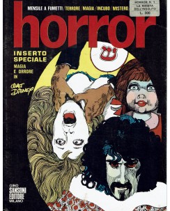 Horror n.  1 di Carpi ed. Milano Libri FU17