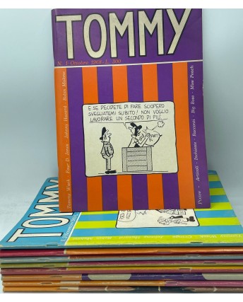 Tommy 1/9 serie COMPLETA di Secchi, Folliville e Robins ed. Corno FU37