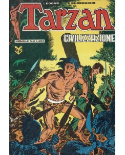 Tarzan  8 civilizzazione di Kubert ed. Cenisio SU09