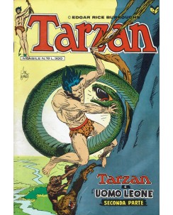 Tarzan 18 l'uomo leone seconda parte di Burroughs ed. Cenisio SU09