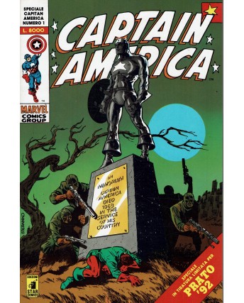 Capitan America speciale Prato '92 di Stan Lee ed. Star Comics SU41