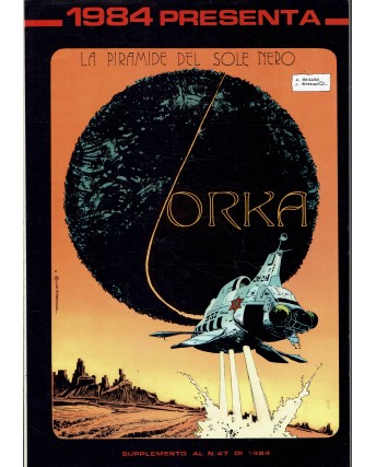 1984 presenta Orka supplemento n. 47 di Segura ed. 1984 FU05