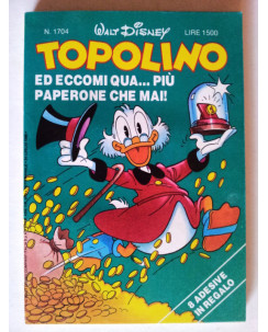 Topolino n.1704 24 lug 68 con adesivi ed. Walt Disney Mondadori