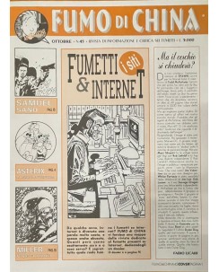 Fumo di China n. 45 Asterix e Samuel Sand ed. FoxTrot Comics FU48