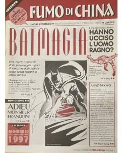 Fumo di China n. 47/48 Batman e Uomo Ragno ed. FoxTrot Comics FU48