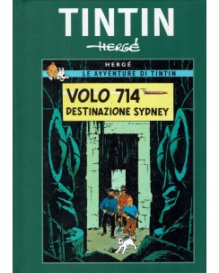 Le avventure di Tintin volo 714 destinazione Sydney di Hergé ed. Gazzetta FU19