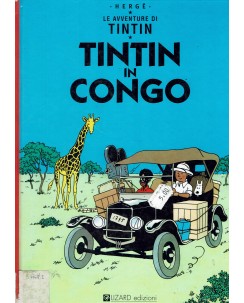 Le avventure di Tintin in Congo di Herge ed. Lizard FU19