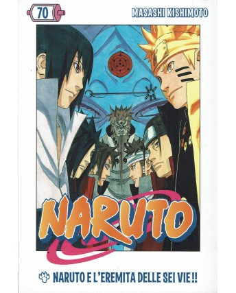 Naruto  70 con CARTOLINA di Masashi Kishimoto ed. Gazzetta dello Sport BO09