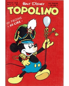 Topolino libretto  1 ANASTATICA di Walt Disney ed. Mondadori BO07