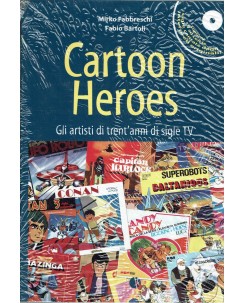 Cartoon heroes di Bartoli e Fabbreschi con CD NUOVO ed. Kappa B12
