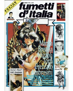 Fumetti D'Italia estate 1993 Breccia Pratt poster Video Max ed. Europa FU48
