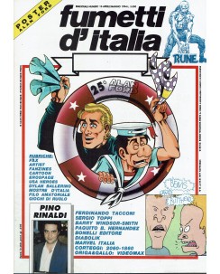 Fumetti D'Italia n.10 1994 poster Alan Ford ed. Europa FU48